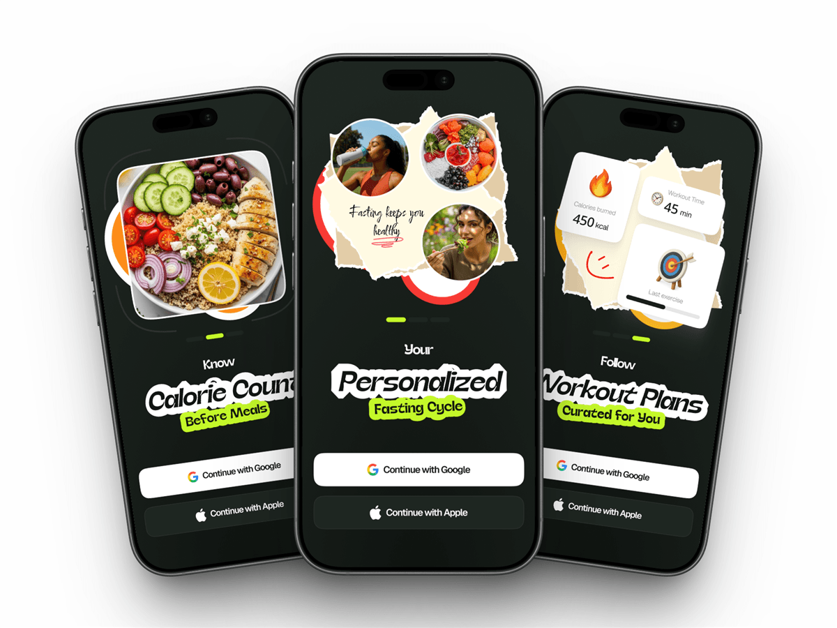 Lyfcoach wellness app interface design